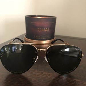 Celine CL41391 J5G 1E Women's Aviator Sunglasses